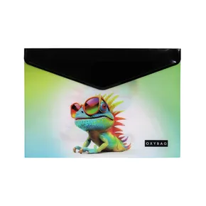 Písomný papier A4 s potlačou bláznivých zvierat chameleón